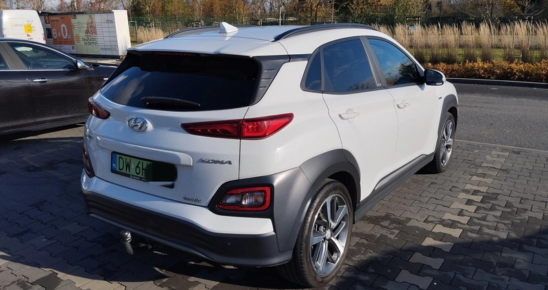 Hyundai Kona cena 108000 przebieg: 30001, rok produkcji 2021 z Wrocław małe 106